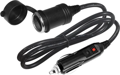 Vista 11 de Cable de extensión para encendedor de cigarrillos de 12 V, 12 pies, cargador de automóvil, enchufe macho a enchufe hembra, cable de extensión