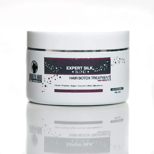 Vista 2 de Cabello rubio de seda brasileño BotoSmart Expert con macadamia 250ML