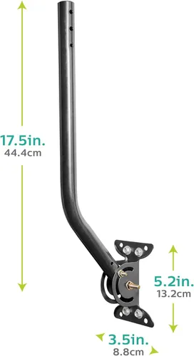 Vista 10 de Philips - Soporte universal para antena de TV ajustable, montaje en J de acero para exteriores
