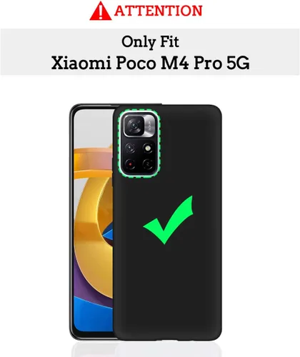 Vista 2 de Funda de teléfono personalizada para Xiaomi Poco M4 Pro 5G (no para Poco M4 Pro), funda de teléfono de TPU suave, funda protectora para teléfono