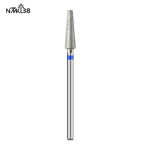 Vista 3 de Broca profesional de carburo para cutícula de uñas con forma de cono de 3/32 pulgadas para herramientas de manicura y pedicura (mediano)