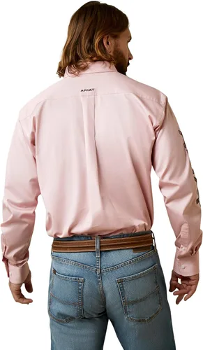 Vista 2 de ARIAT Men's Team Logo Twill Classic Fit Shirt