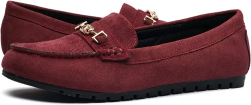 Vista 2 de DeYashopin Mocasines para mujer, zapatos de trabajo, cómodos zapatos planos para caminar