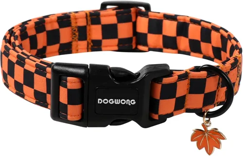 Vista 43 de DOGWONG Collar de perro de San Valentín, collar de perro con estampado de corazones para perros grandes, lindos collares de primavera, hembra