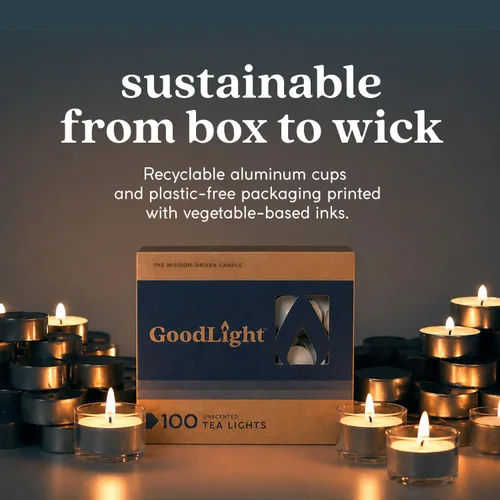 Vista 6 de GoodLight velas de té sin parafina