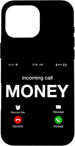 Vista 19 de Incoming Call Money is Calling Illustration Graphic Designs - Carcasa para iPhone 17