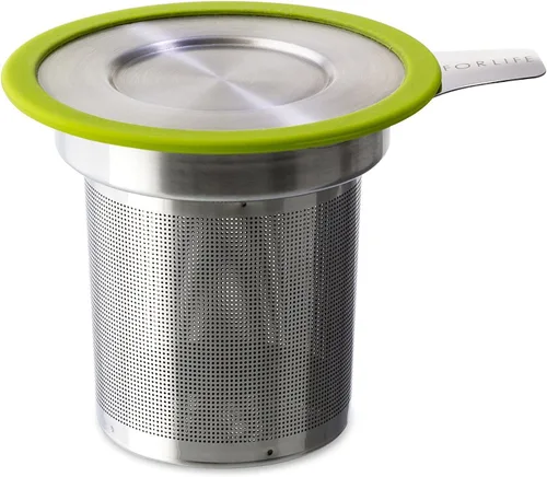 Vista 2 de Infusor de té extrafino para jarro con tapa Forlife, Negro