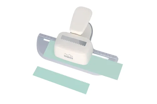 Vista 11 de Bira Craft Perforadora de papel de borde continuo para álbumes de recortes, tarjetas, artes (ángeles)