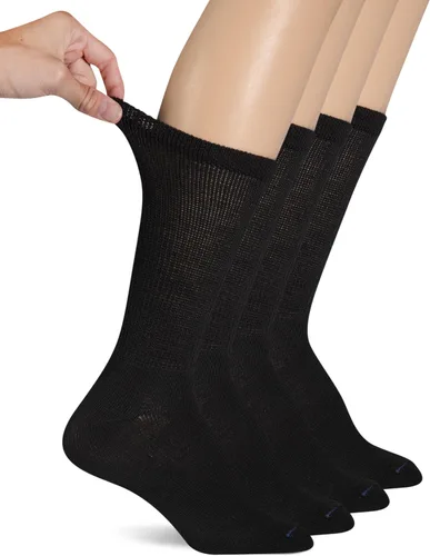 Vista 19 de Dr. Scholl's Calcetines circuladores y diabetes para mujer – Paquetes de 4, 6 y 12 pares – Control de la humedad no vinculante