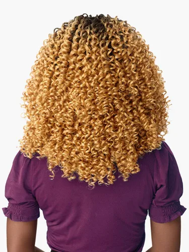 Vista 4 de Sensationnel Lulutress - Trenzas de ganchillo preenrolladas, 2 rizadas, 3B (paquete de 4, 2)