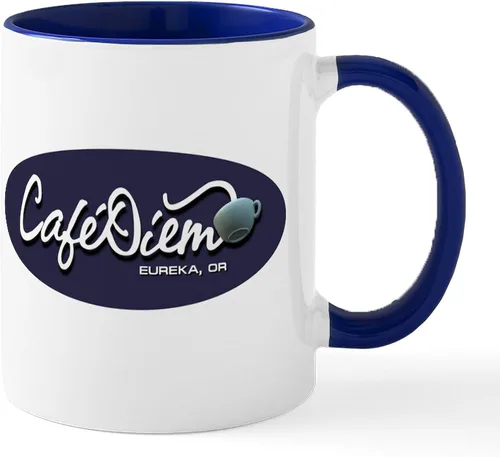 Vista 9 de CafePress Cafe Diem - Taza de cerámica para café, 11 oz (11.0 fl oz)