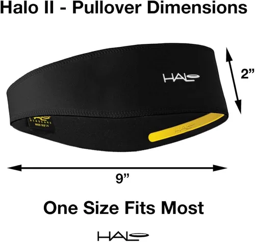 Vista 5 de Halo Headband Halo II, sudadera con banda para el sudor para hombres y mujeres, antideslizante, con tela Dryline que absorbe la humedad