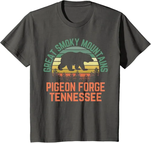 Vista 35 de Camiseta Pigeon Forge Great Smoky Mountains National Park Tennessee, Negro, S