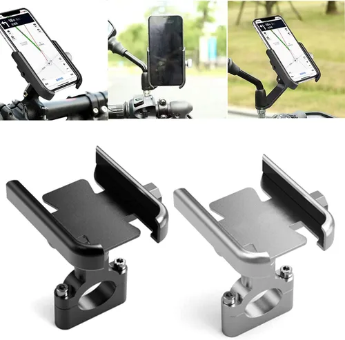 Vista 2 de Soporte universal para teléfono móvil de motocicleta H-Arley Davidson Sportster Iron 883 Pan America 1250, A