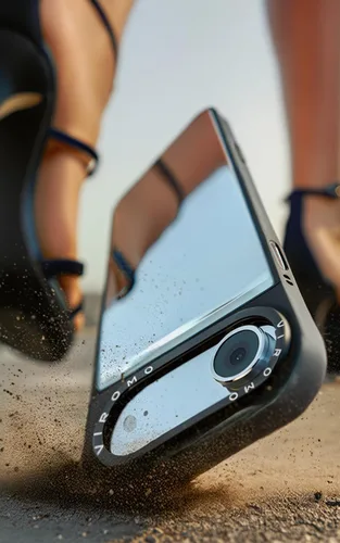 Vista 14 de VIROMO - Funda espejo irrompible para iPhone 11 con 2 protectores de pantalla, acrílico flexible no vidrio, a prueba de golpes, delgada, resistente
