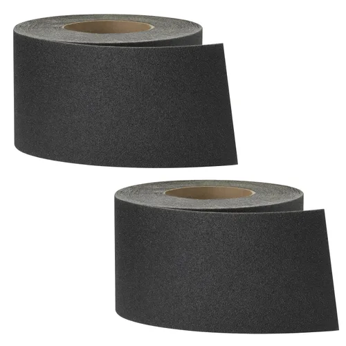 Vista 2 de 3M Safety - Cinta antideslizante resistente para caminar, banda de rodadura antideslizante, rollo de 2 pulgadas por 60 pies, color negro