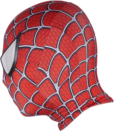 Vista 2 de Tyuduo Halloween Mask Superhero Masks Cosplay Costumes Mask Fabric