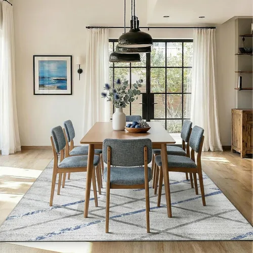 Vista 74 de jinchan Alfombra marroquí de pasillo 2x6 - Alfombra de pasillo lavable a máquina para cocina, alfombra moderna geométrica suave de pelo bajo
