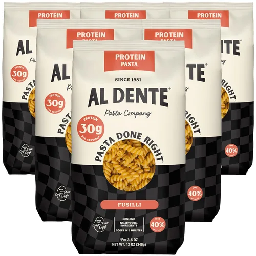 Vista 22 de Al Dente Carba-Nada Rigatoni & Cavatappi Variedad – Bajo en carbohidratos, alto en proteínas – Dieta apta para dieta cetogénica y de puntos, fideos