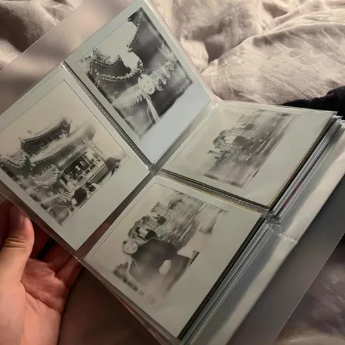 Vista 6 de Álbum de fotos para Polaroid i-Type/600/SX-70/Instax Wide 300/200/210 de 4.25 x 3.5 pulgadas, álbumes de fotos de 5 x 7 para cámara instantánea