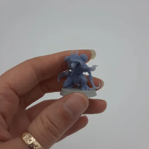 Vista 2 de Kobold RPG Pathfinder - Diorama - Figura miniatura (gris/sin pintar) (Rogue)