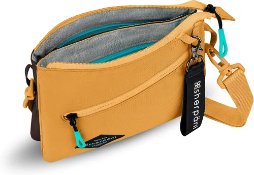 Vista 6 de Sherpani Zoom, bolso cruzado pequeño, bolso cruzado de nailon, bolso cruzado ligero, bolsa doble elegante