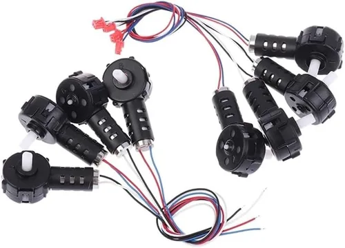 Vista 4 de 1 Set Folding Remote-Controlled Drone Motor Base Fit for E88pro E88/E99 RC Drone Quadrotor Spare Parts Engines Big Gear(A1)