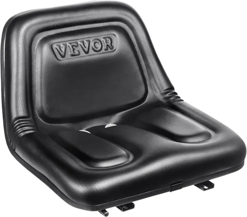 Vista 11 de VEVOR Asiento universal de carretilla elevadora, asiento de tractor plegable con respaldo de ángulo ajustable y micro interruptor, 6.3-13.4