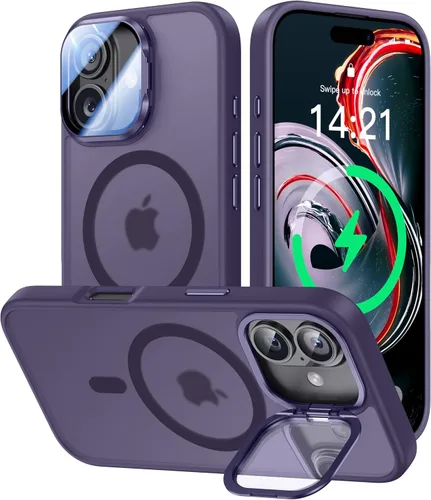 Vista 67 de VOFATA [Protección Completa Mejorada de la Cámara] para Funda iPhone Air con Cubierta de Cámara con Soporte [Compatible con MagSafe][Protección