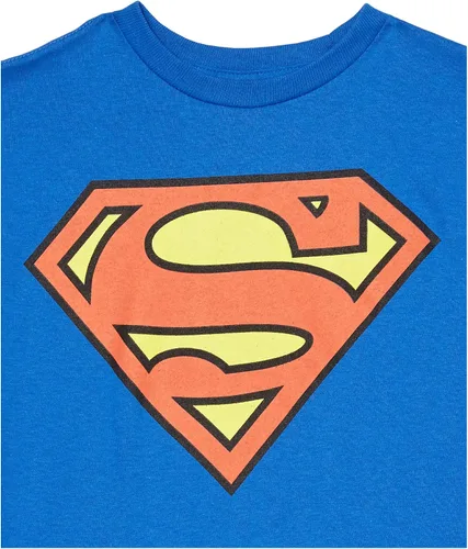 Vista 6 de DC Comics Paquete de 3 camisetas con logotipo de Batman y Superman, The Flash para niños