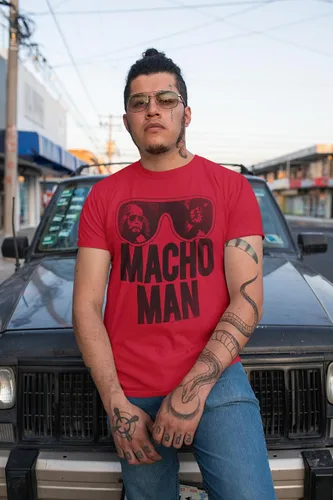 Vista 3 de American Classics Men's Macho Man Ooold School T-Shirt