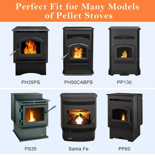 Vista 2 de Criditpid Soplador de escape de repuesto 812-4400 para estufas de pellets PelPro PP130, PP60, Quadra-Fire Santa Fe, Castilla, Pleasant Hearth