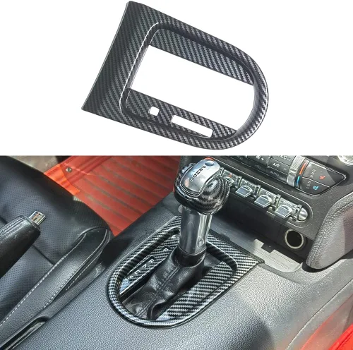 Vista 13 de AOKIO Cubierta de marco de interruptor de manija compatible con Ford Mustang 2015 2016 2017 2018 2019 2020 2021 2022 2023 2024 Accesorios