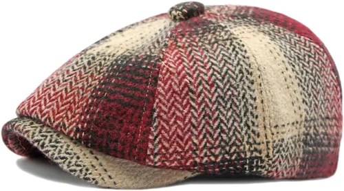 Vista 11 de Gorra plana clásica de Newsboy Gatsby Ivy Cabbie para hombre