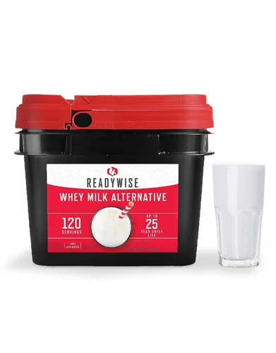 Vista 7 de READYWISE - Cubo de leche en polvo de chocolate con suero de leche, 60 porciones
