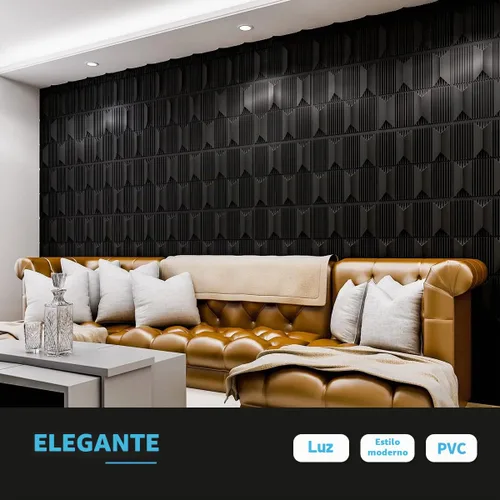 Vista 5 de Art3dwallpanels Panel de pared 3D de PVC para decoración de pared interior, 19.7 x 19.7 pulgadas, paneles de pared 3D de PVC, paneles de pared