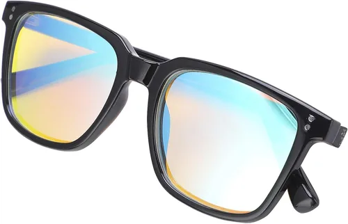 Vista 8 de Lentes de corrección de daltonismo, lentes de daltonismo rojo-verde, marco completo, universales para hombres y mujeres, revestimiento especial