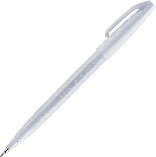 Vista 17 de Pentel Pluma con signo de pincel azul/violeta