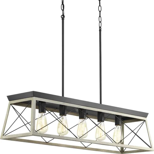 Vista 18 de Progress Lighting P400048-141 - Candelabros de madera de briar Negro (textured black)