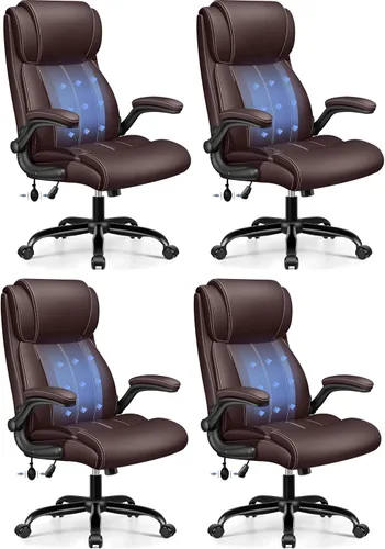 Vista 15 de BESTFAIR Ergonomic Office Chair, Desk Chair with Adjustable Lumbar Support Negro
