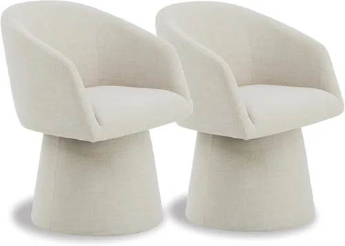 Vista 12 de KISLOT Sillas de Comedor Giratorias Sillón de Acento Moderno Silla Lateral de Escritorio para Comedor Tocador Dormitorio Sala de Estar Sala de Verde