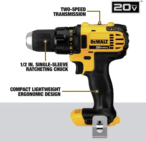 Vista 8 de DEWALT Kit combinado 20V MAX, compacto de 7 herramientas (DCK720D2)