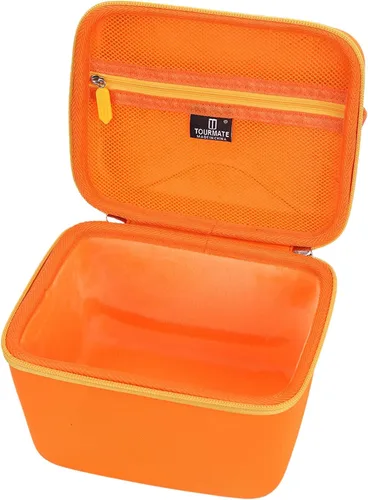 Vista 2 de Tourmate Estuche rígido de almacenamiento para niños y altavoces Bluetooth, estuche de transporte de viaje para niños, reproductor de música
