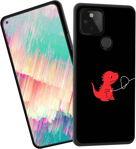 Vista 94 de Funda delgada para Google Pixel 4 XL, funda delgada de silicona de TPU suave a prueba de golpes para Google Pixel 4 XL, gato negro luna estrellada