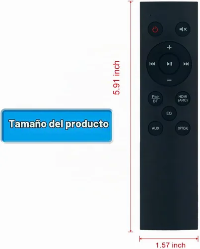 Vista 9 de Reemplazar el control remoto compatible con el altavoz de barra de sonido