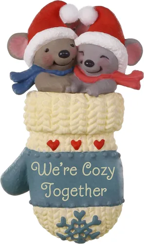 Vista 13 de Hallmark Keepsake Adorno de Navidad 2019 Nuestro Nuestro Aniversario, You and Me, Metal