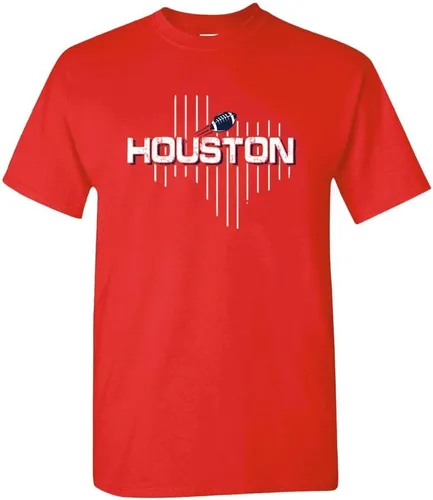 Vista 25 de Xtreme Apparrel Camiseta para hombre Team Field Map para aficionados al fútbol Dallas - Camisa azul marino