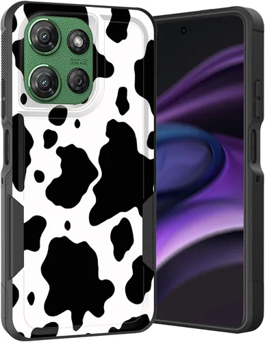 Vista 35 de para Moto G Play 4G 2024, funda de dos capas híbrida resistente y a prueba de golpes, PC duro + silicona suave protectora para Motorola Moto G Play