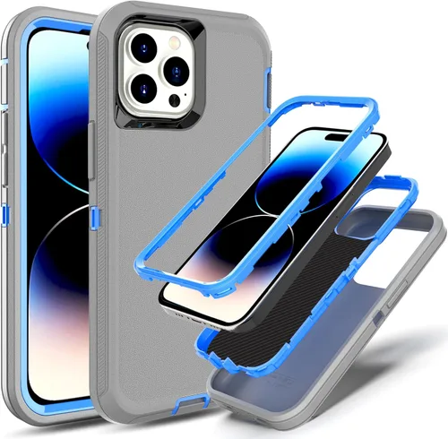 Vista 29 de Funda para iPhone 13 Pro Max y iPhone 14 Pro Max, [compatible con MagSafe] [prueba anticaídas de 10 pies] [2 protectores de pantalla de TPE]