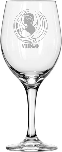 Vista 12 de Alankathy Mugs Signos del zodiaco 20 oz Copa de vino grande alta Tu signo de nacimiento Aries Tauro Géminis Cáncer Leo Virgo Libra Escorpio
